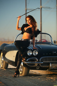 Hot Mirella Cruz Posing Outside In The Desert 05