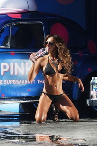 Fernanda Marin Black Bikini Car Wash 12