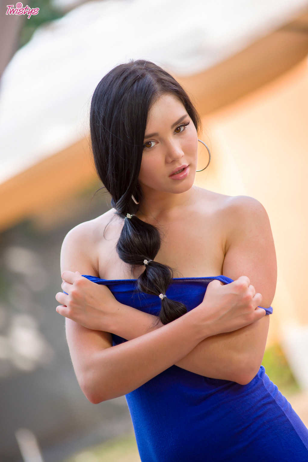 Malena Sexy Blue Dress 02